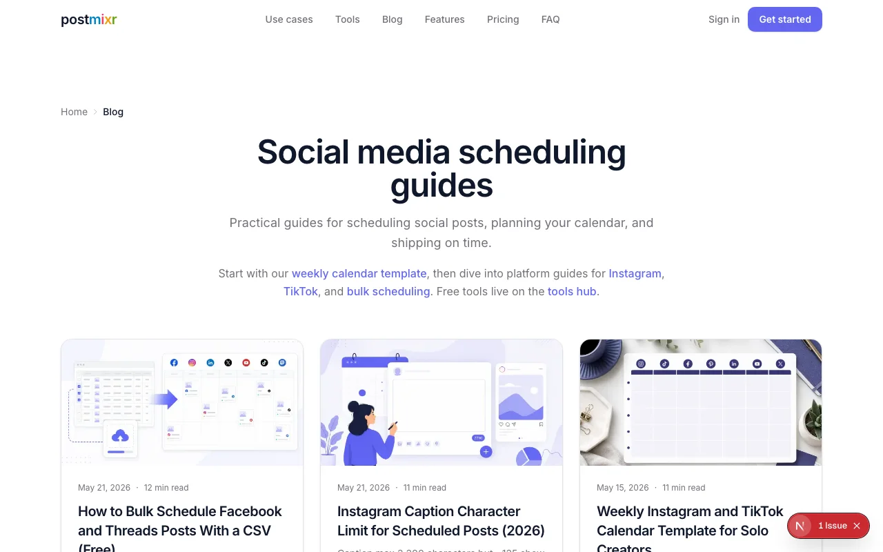 Updated Blog
