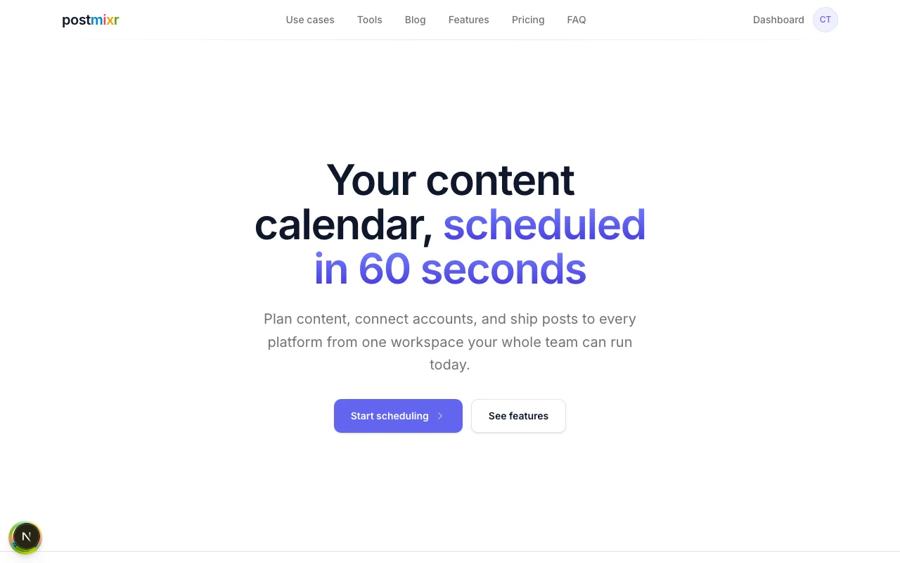 Updated Homepage
